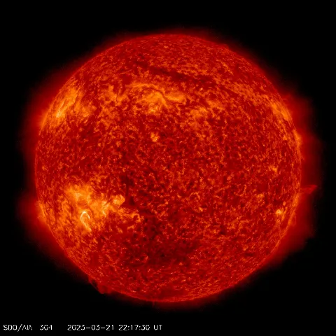 Image of Sun's transition region