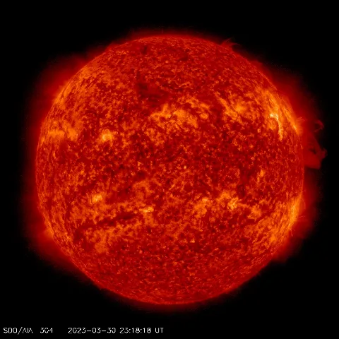 Image of Sun's transition region