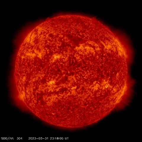 Image of Sun's transition region