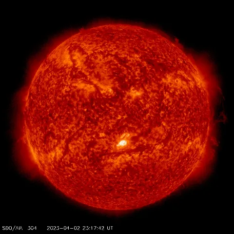 Image of Sun's transition region