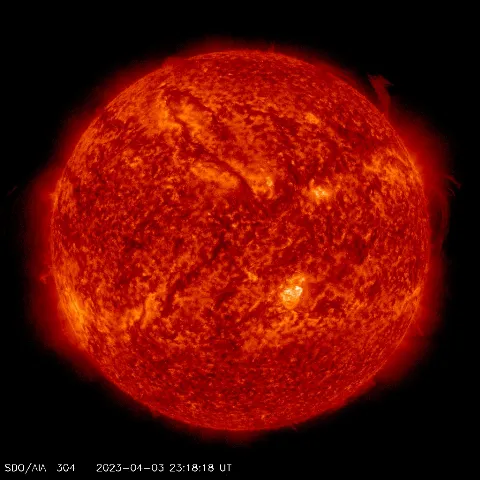 Image of Sun's transition region