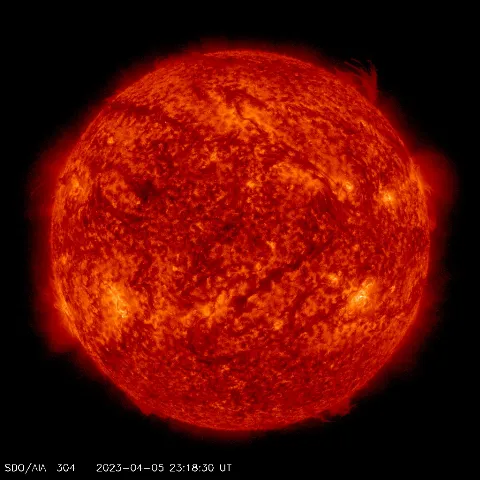 Image of Sun's transition region