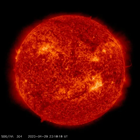 Image of Sun's transition region