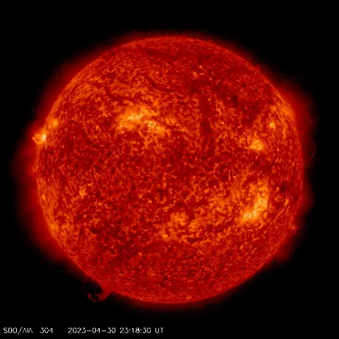 Image of Sun's transition region