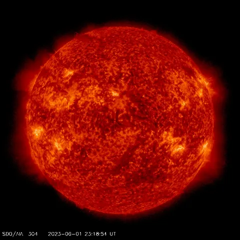 Image of Sun's transition region