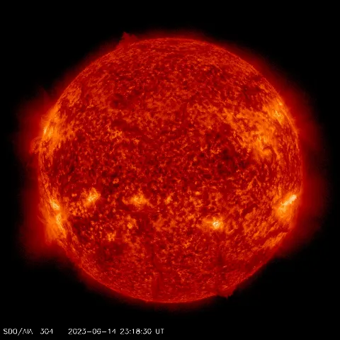 Image of Sun's transition region