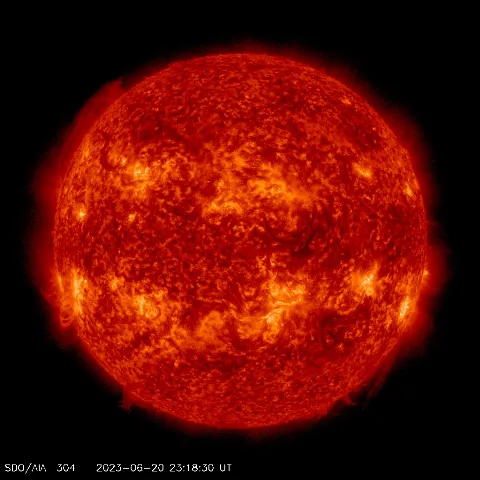 Image of Sun's transition region