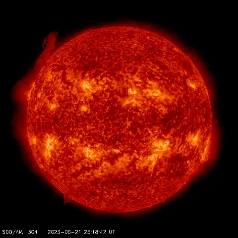 Image of Sun's transition region