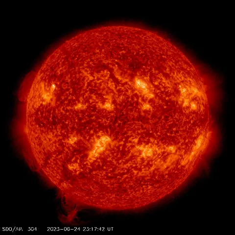 Image of Sun's transition region