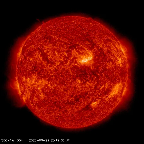 Image of Sun's transition region