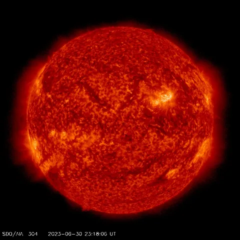 Image of Sun's transition region