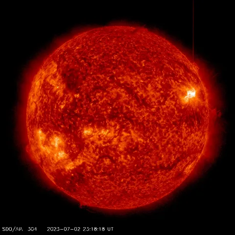 Image of Sun's transition region