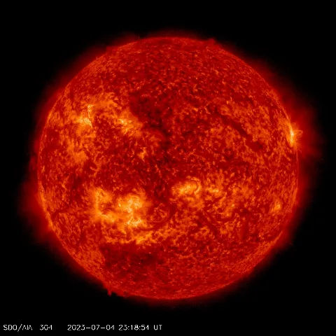 Image of Sun's transition region