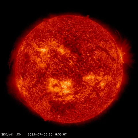 Image of Sun's transition region