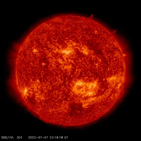 Image of Sun's transition region