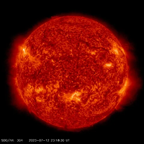 Image of Sun's transition region