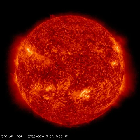 Image of Sun's transition region