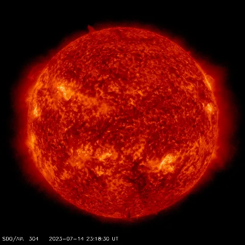 Image of Sun's transition region