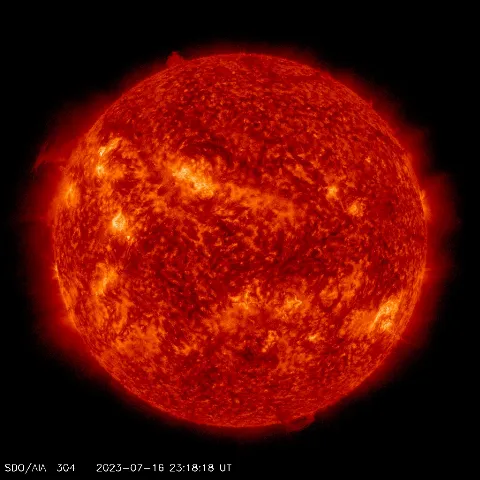 Image of Sun's transition region