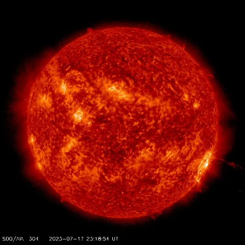 Image of Sun's transition region