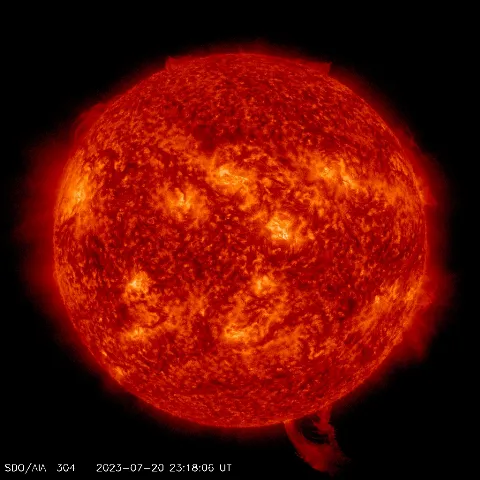 Image of Sun's transition region