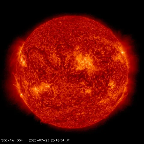 Image of Sun's transition region