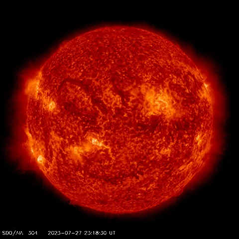 Image of Sun's transition region