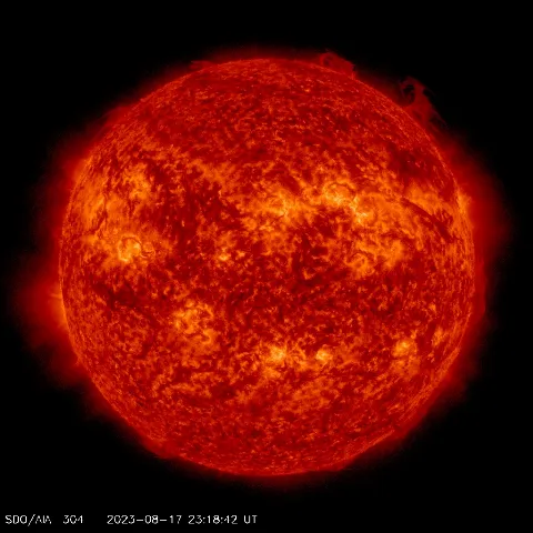 Image of Sun's transition region