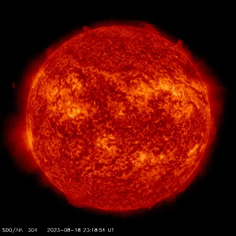 Image of Sun's transition region