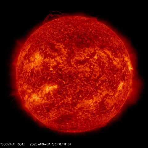 Image of Sun's transition region