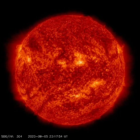 Image of Sun's transition region