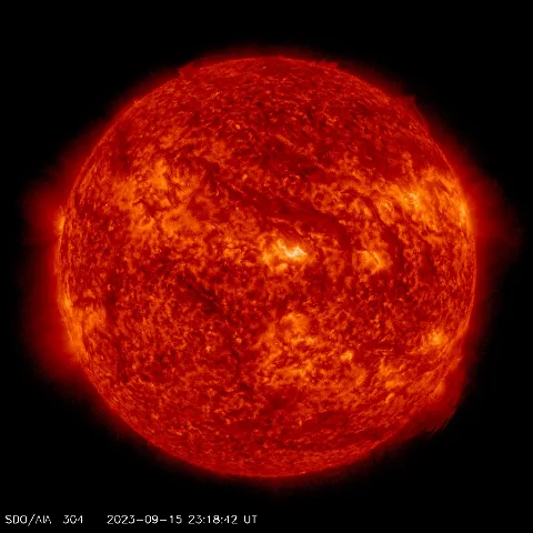 Image of Sun's transition region