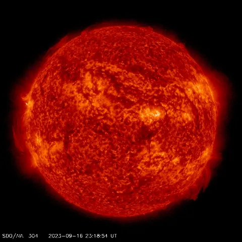 Image of Sun's transition region