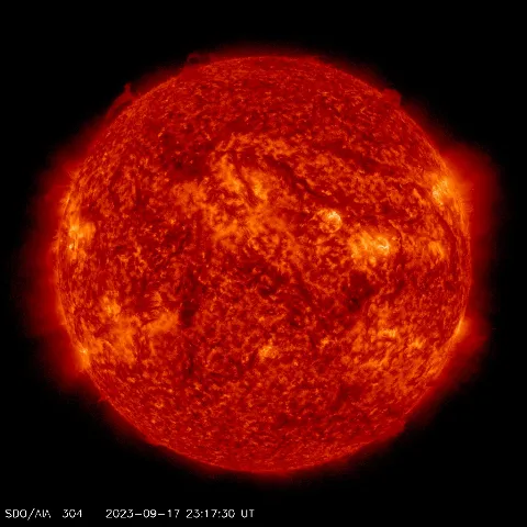 Image of Sun's transition region