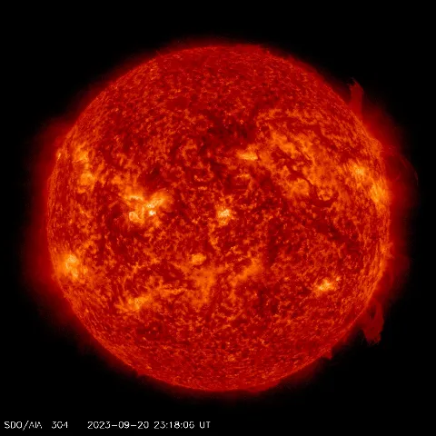 Image of Sun's transition region