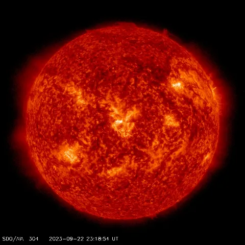 Image of Sun's transition region