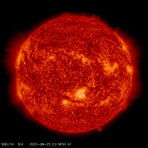 Image of Sun's transition region