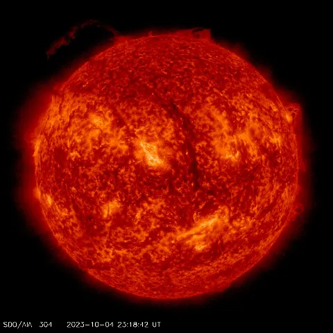 Image of Sun's transition region