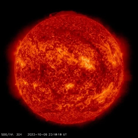 Image of Sun's transition region