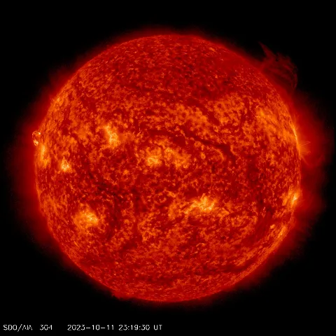 Image of Sun's transition region