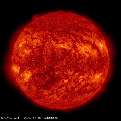 Image of Sun's transition region