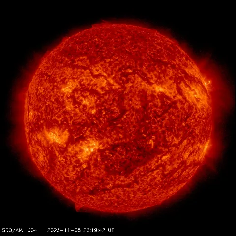 Image of Sun's transition region