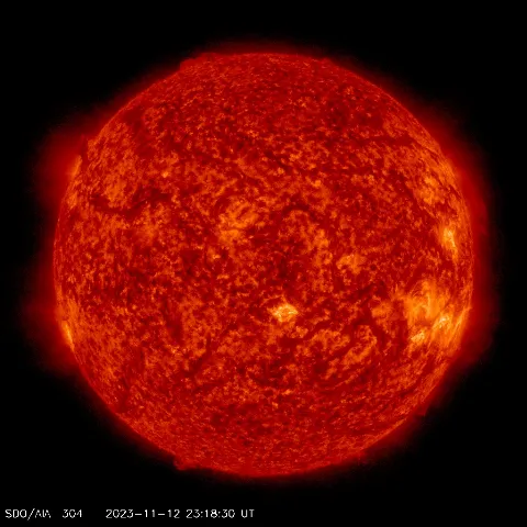 Image of Sun's transition region