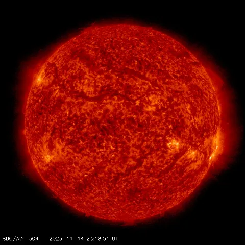 Image of Sun's transition region