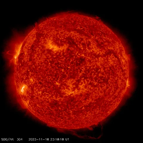 Image of Sun's transition region