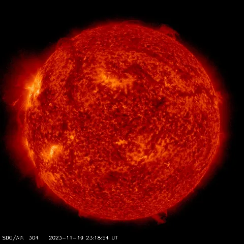 Image of Sun's transition region