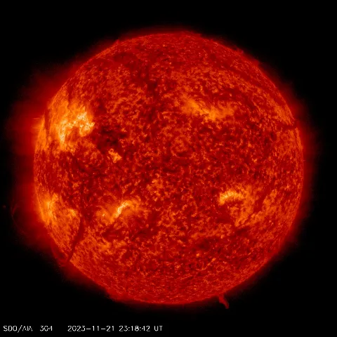 Image of Sun's transition region