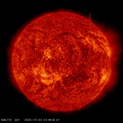 Image of Sun's transition region