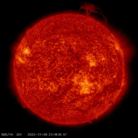 Image of Sun's transition region