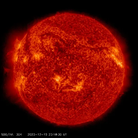 Image of Sun's transition region